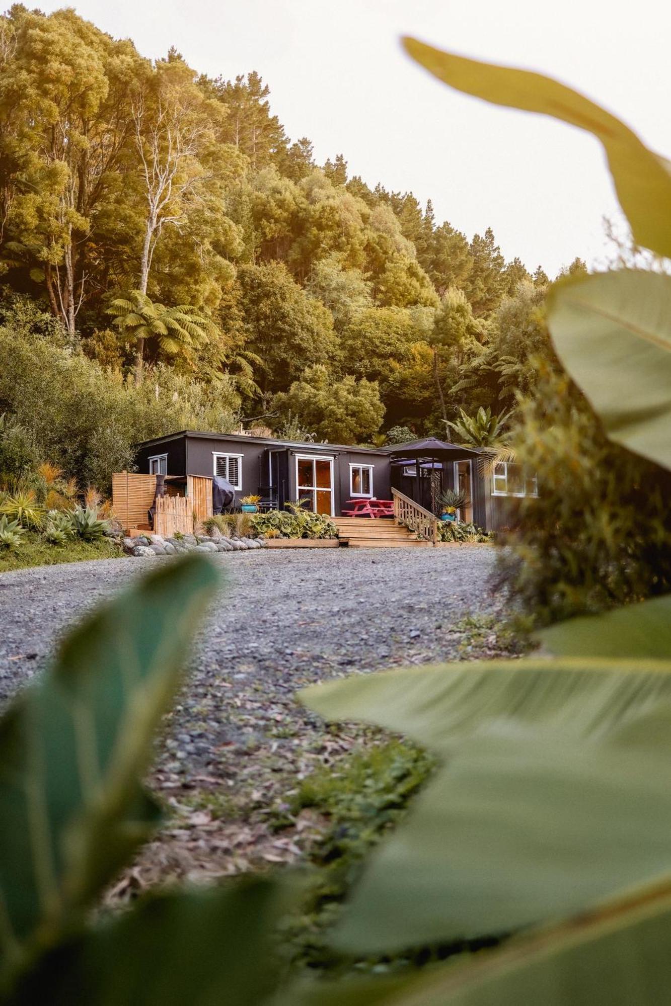 Kaitake Kabana - Unique, Off-Grid, Studio Retreat Oakura Eksteriør billede